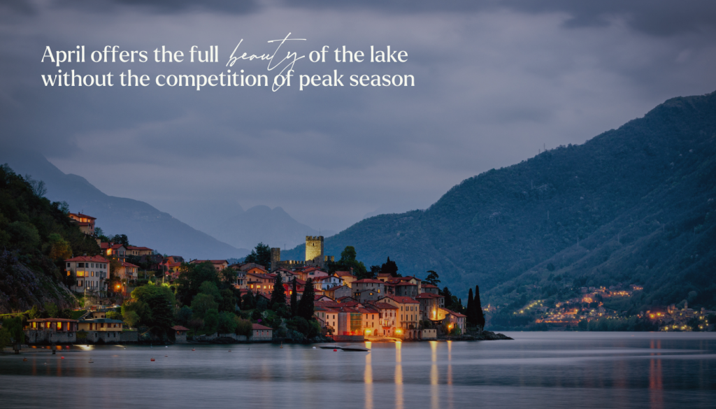property viewing lake como april